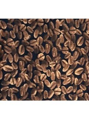 Le Petit Bistro Coffee Bean Cotton Fabric Wilmington Prints 1/2 yard x 42" Quilt